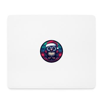 Owl Christmas Christmas - Mouse Pad (horizontal) - white - Front