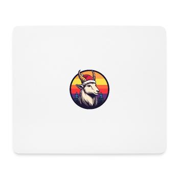 Mountain Goat Christmas Christmas - Mouse Pad (horizontal) - white - Front