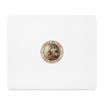 Fursona Timing Matters - Mouse Pad (horizontal) - white - Front
