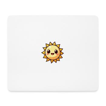 Sonne - Mousepad (Querformat) - Weiß - Vorne
