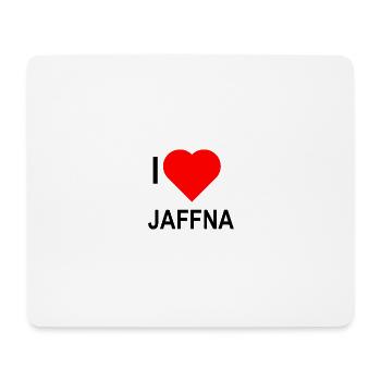 Ich liebejaffna - Mousepad (Querformat) - Weiß - Vorne