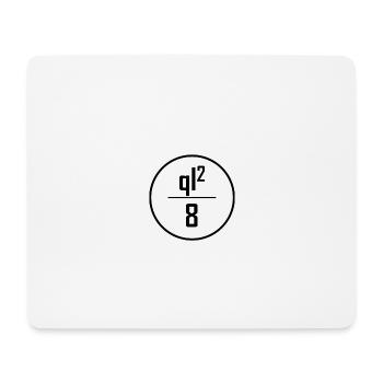 Moment in Feldmitte - Mousepad (Querformat) - Weiß - Vorne