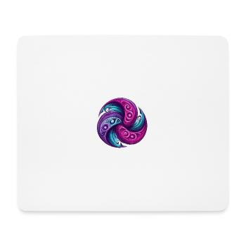 Heliotriskel Celtic Heart of Breizh - Mouse Pad (horizontal) - white - Front