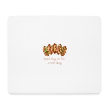 Hot Dog Fast Food Snack Humor - Mousepad (Querformat) - Weiß - Vorne