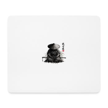 Samurai - Mousepad (Querformat) - Weiß - Vorne