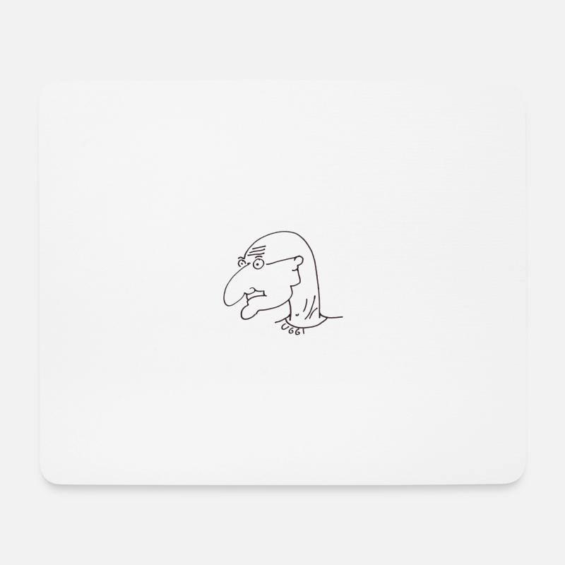 wrinkled - Mouse Pad (horizontal) - white