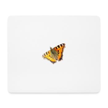 kleiner Fuchs Schmetterlinge - Mousepad (Querformat) - Weiß - Vorne
