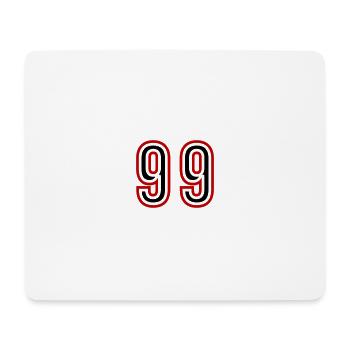 99 Number Years Jersey - Mouse Pad (horizontal) - white - Front