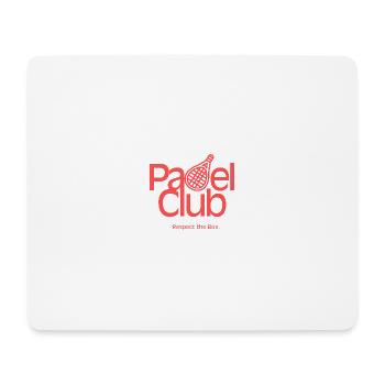 Club de padel – Respect la boîte - Tapis de souris (format paysage) - blanc - Devant