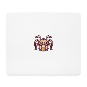 Tarantula Bier Spinne Pixel - Mousepad (Querformat) - Weiß - Vorne