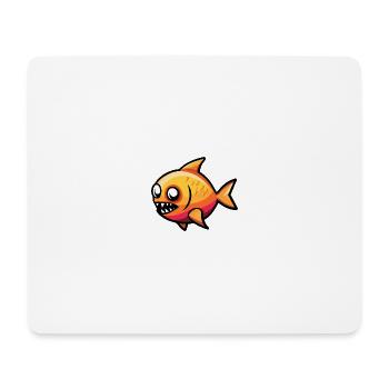 Goldfische Halloween Tier - Mousepad (Querformat) - Weiß - Vorne