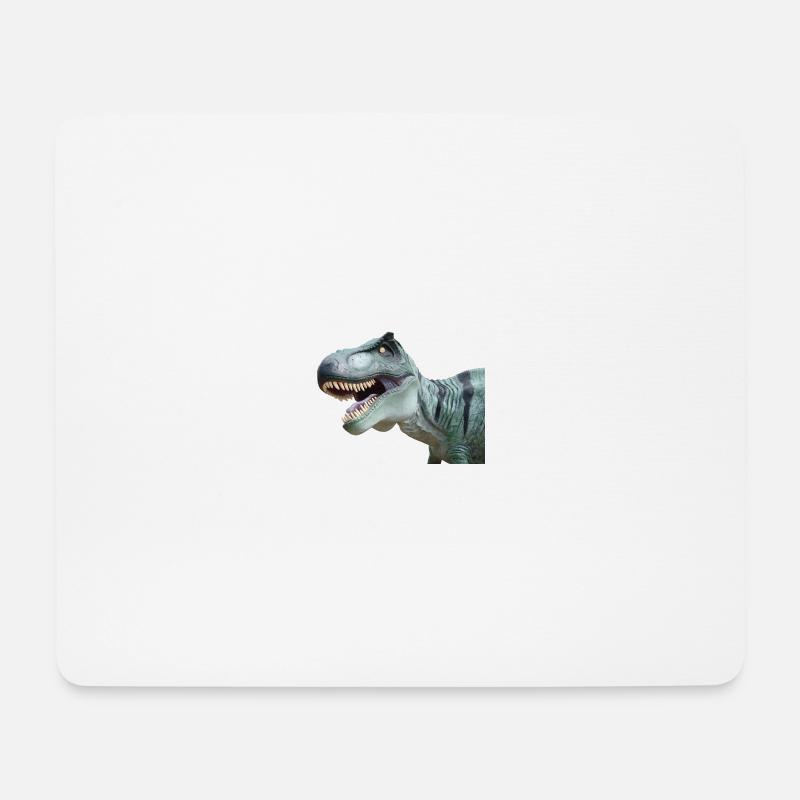 T-Rex - Mousepad (Querformat) - Weiß