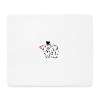 Honeymooners - Mouse Pad (horizontal) - white - Front