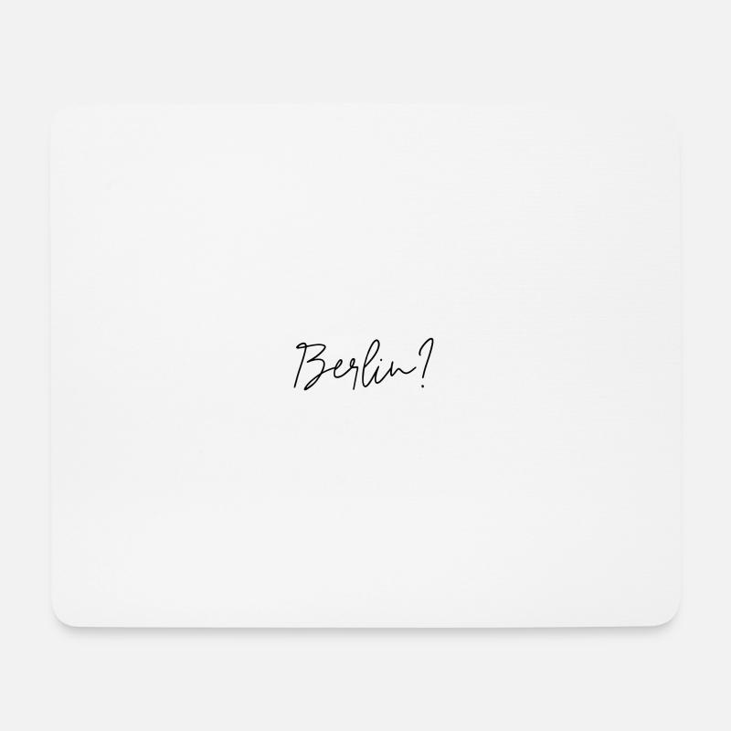 Berlin? - Mousepad (Querformat) - Weiß