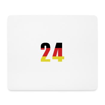 24 Number Germany Jersey - Mouse Pad (horizontal) - white - Front