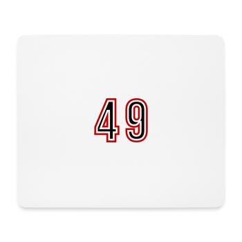 Maillot 49 Années - Tapis de souris (format paysage) - blanc - Devant