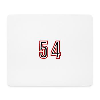 Maillot 54 Années - Tapis de souris (format paysage) - blanc - Devant