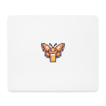 Butterfly Beer Pixel - Mouse Pad (horizontal) - white - Front