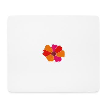 Flower - Mousepad (Querformat) - Weiß - Vorne