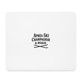 Après-ski bubbly magic - Mouse Pad (horizontal) - white - Front