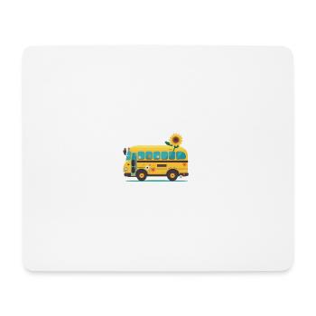 Charmant voyage en bus 6 - Tapis de souris (format paysage) - blanc - Devant