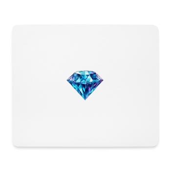 Diamant - Mousepad (Querformat) - Weiß - Vorne