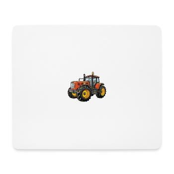 Traktor Farmer Symbol - Mousepad (Querformat) - Weiß - Vorne