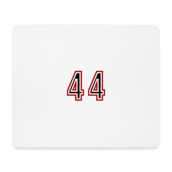 Maillot 44 Années - Tapis de souris (format paysage) - blanc - Devant