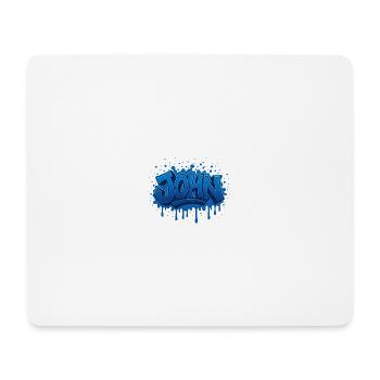 Graffiti  JOHN Prénom cadeau idéal imprimable sur  - Tapis de souris (format paysage) - blanc - Devant