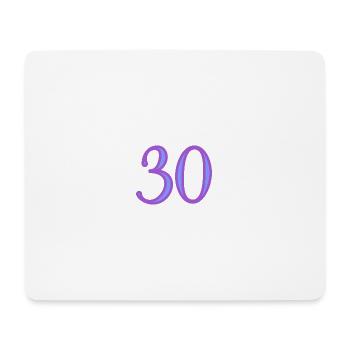30. 30 YEARS. 30th ANNIVERSARY. 30TH ANNIVERSARY. - Mouse Pad (horizontal) - white - Front