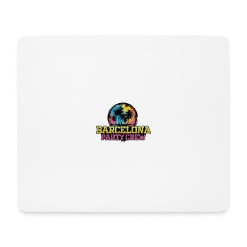 Barcelona Party Crew Team - Mouse Pad (horizontal) - white - Front