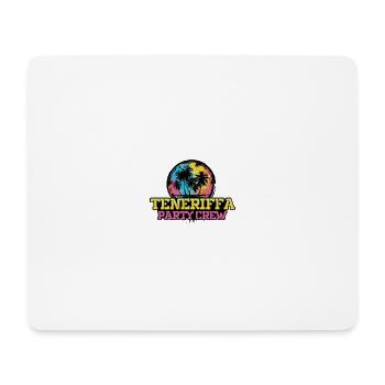 Tenerife Party Crew Team - Mouse Pad (horizontal) - white - Front