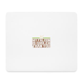 Dicton cool de la fauconnerie - Tapis de souris (format paysage) - blanc - Devant