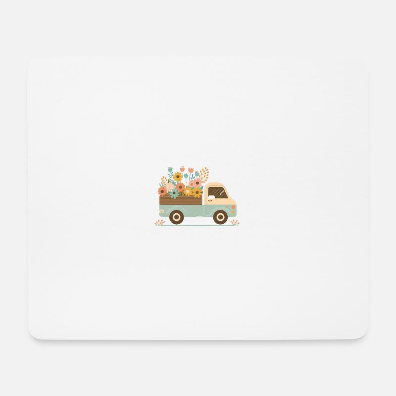 PickUp a flower 1 - Mousepad (Querformat) - Weiß