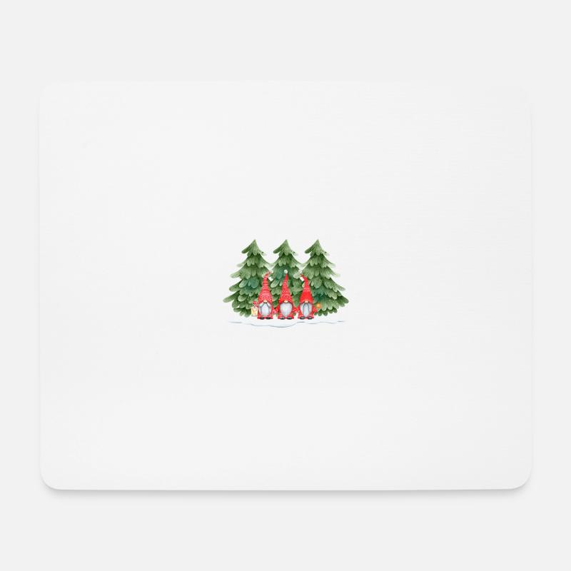 Die drei Wichtel vom Wichtelwald - Mousepad (Querformat) - Weiß