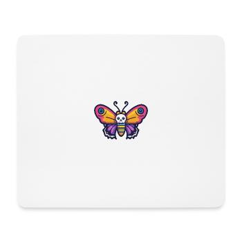 Papillon Halloween Animal - Tapis de souris (format paysage) - blanc - Devant