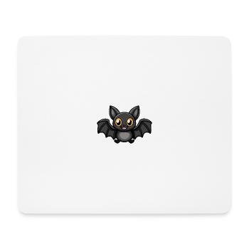 Bat Halloween Funny Kawaii - Mouse Pad (horizontal) - white - Front