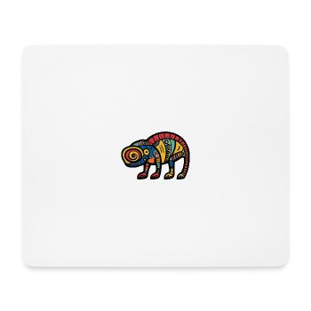Chameleon Halloween Tier - Mousepad (Querformat) - Weiß - Vorne