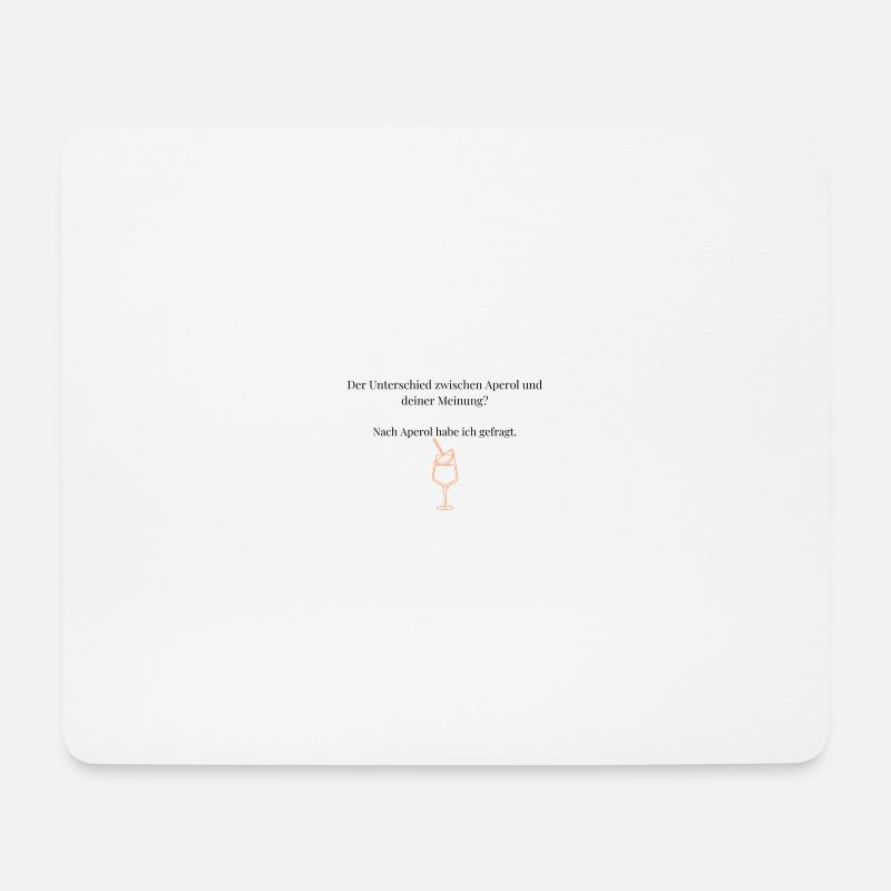 Der Unterschied - Mousepad (Querformat) - Weiß
