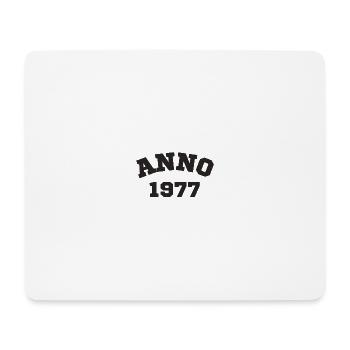 Anno 1977 Birthday Year of birth - Mouse Pad (horizontal) - white - Front