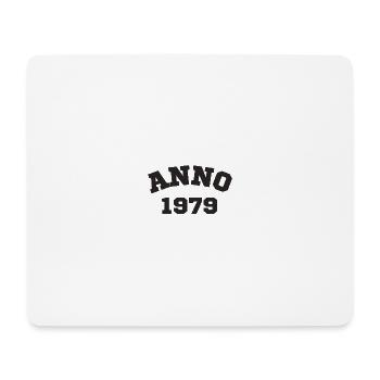 Anno 1979 Geburtstag Geburtsjahr - Mousepad (Querformat) - Weiß - Vorne