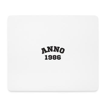 Anno 1986 Anniversaire Année de naissance - Tapis de souris (format paysage) - blanc - Devant