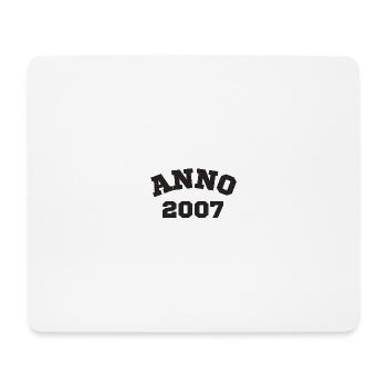 Anno 2007 Birthday Year of birth - Mouse Pad (horizontal) - white - Front