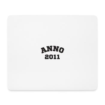 Anno 2011 Geburtstag Geburtsjahr - Mousepad (Querformat) - Weiß - Vorne