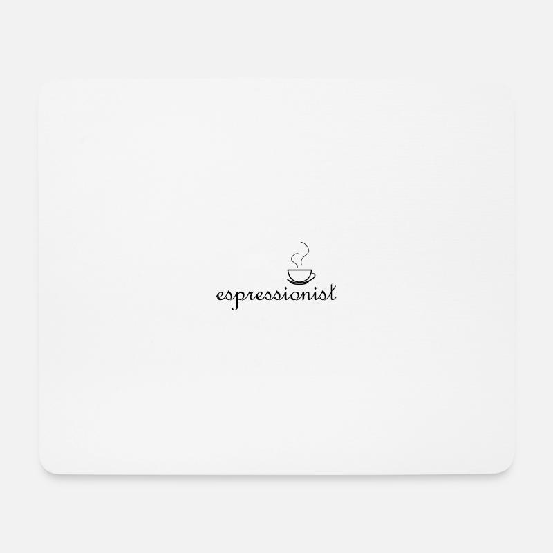 espressionist - weil du Kaffee liebst - Mousepad (Querformat) - Weiß