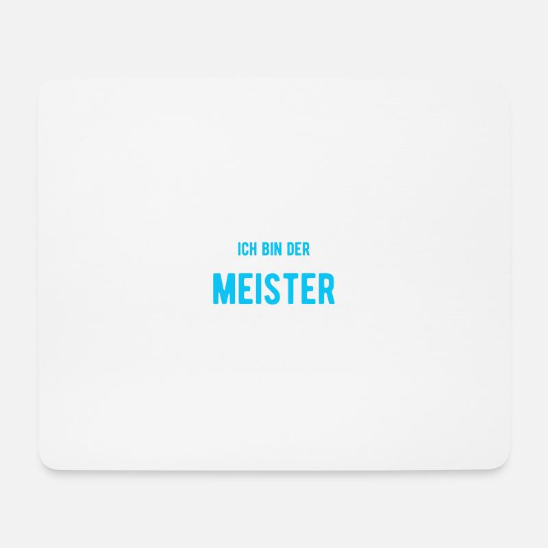 Meister Handwerk Bastler - Mousepad (Querformat) - Weiß