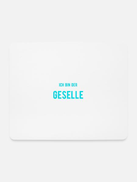 ich bin der Geselle - Mousepad (Querformat) - Weiß
