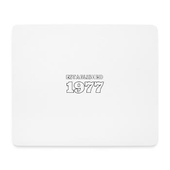 Established 1977 - Mousepad (Querformat) - Weiß - Vorne