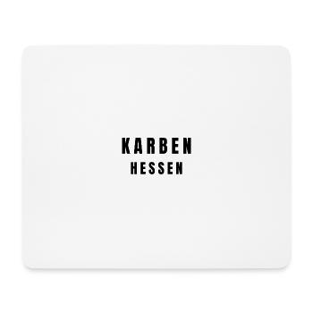 Karben, Hesse - Tapis de souris (format paysage) - blanc - Devant