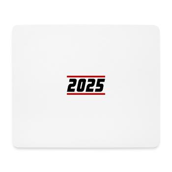 Jahr 2025 - Mousepad (Querformat) - Weiß - Vorne